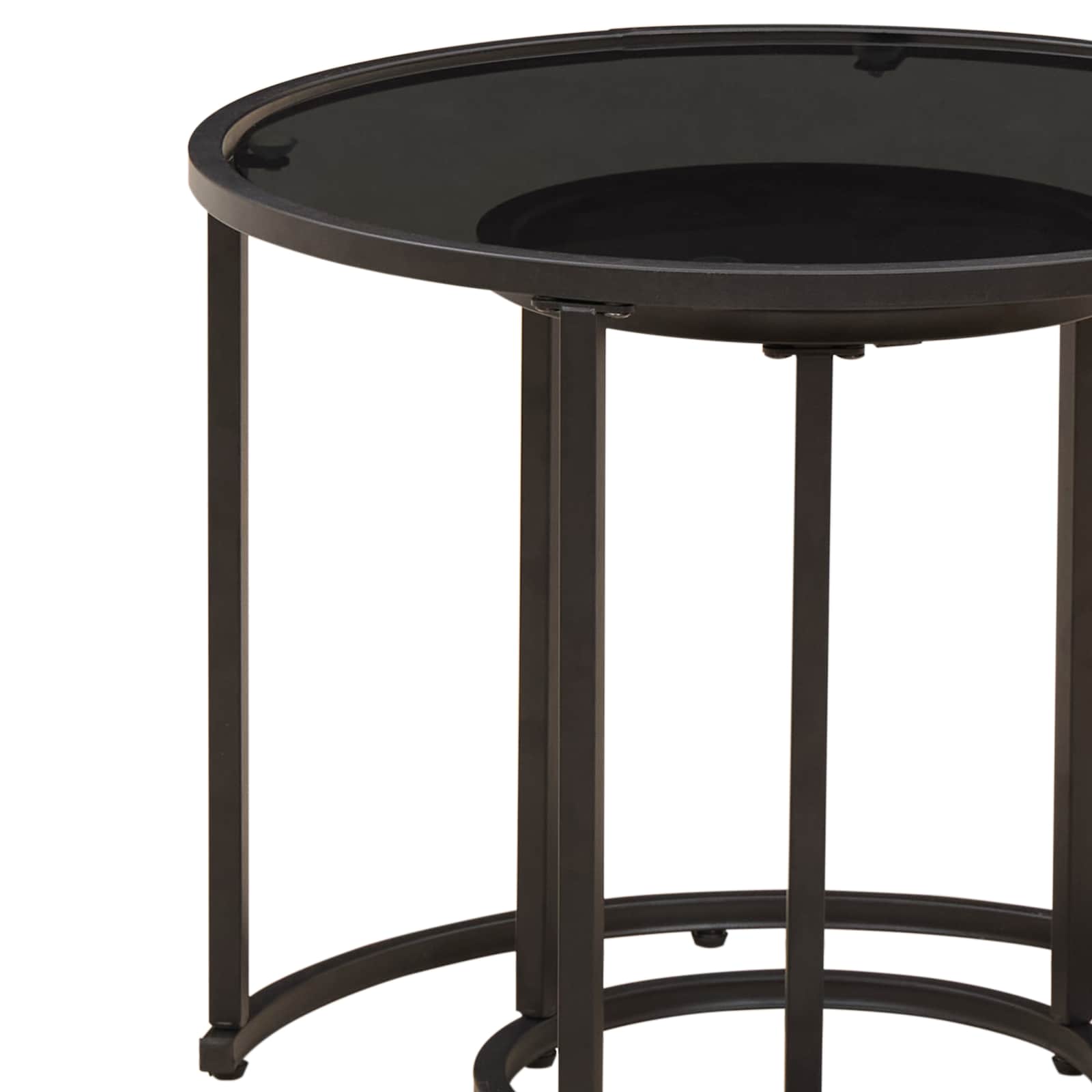 Σετ Τραπεζιού Για Καφέ 2 pcs 55 x 55 x 45 cm ατσάλι - Pakobazaar