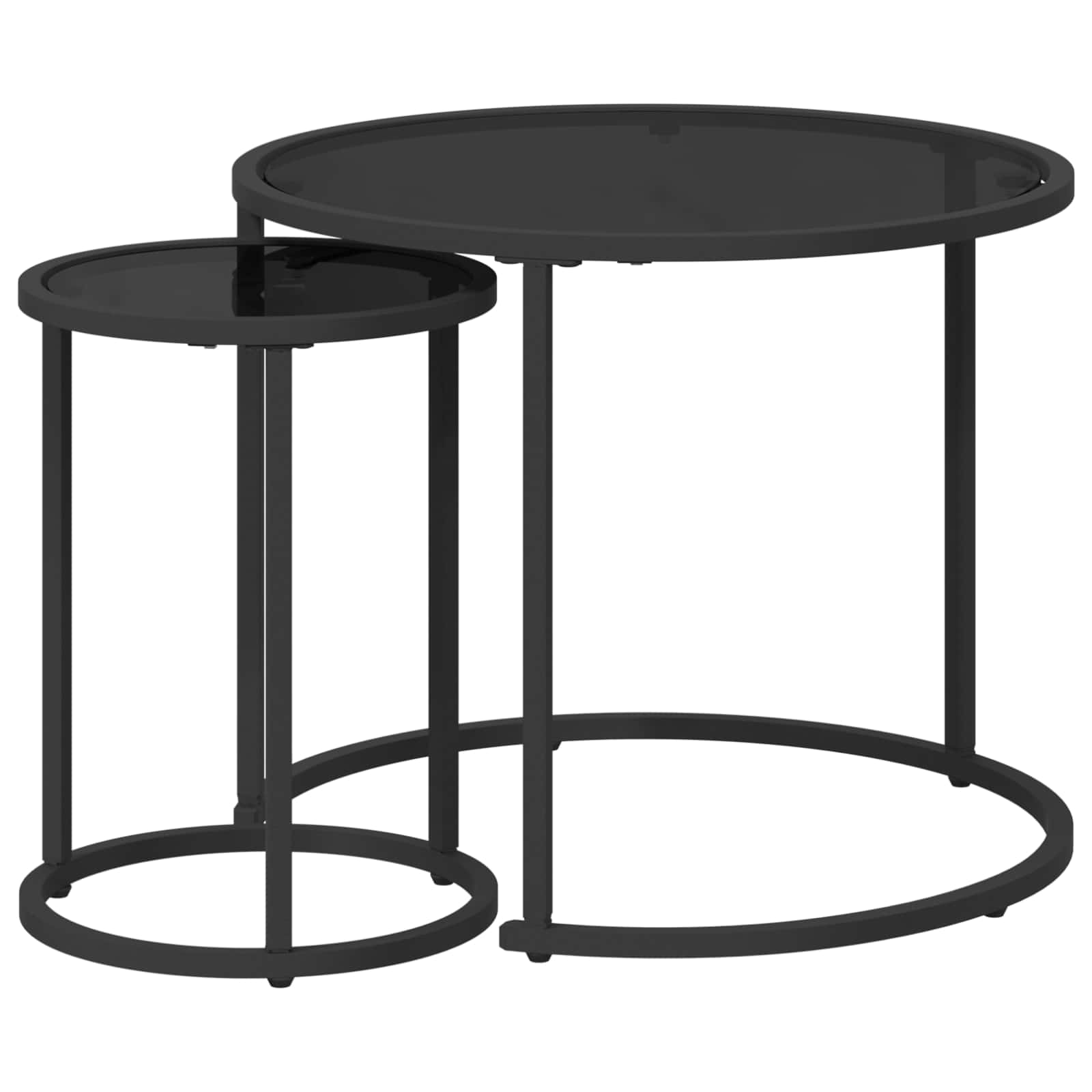Σετ Τραπεζιού Για Καφέ 2 pcs 55 x 55 x 45 cm ατσάλι - Pakobazaar