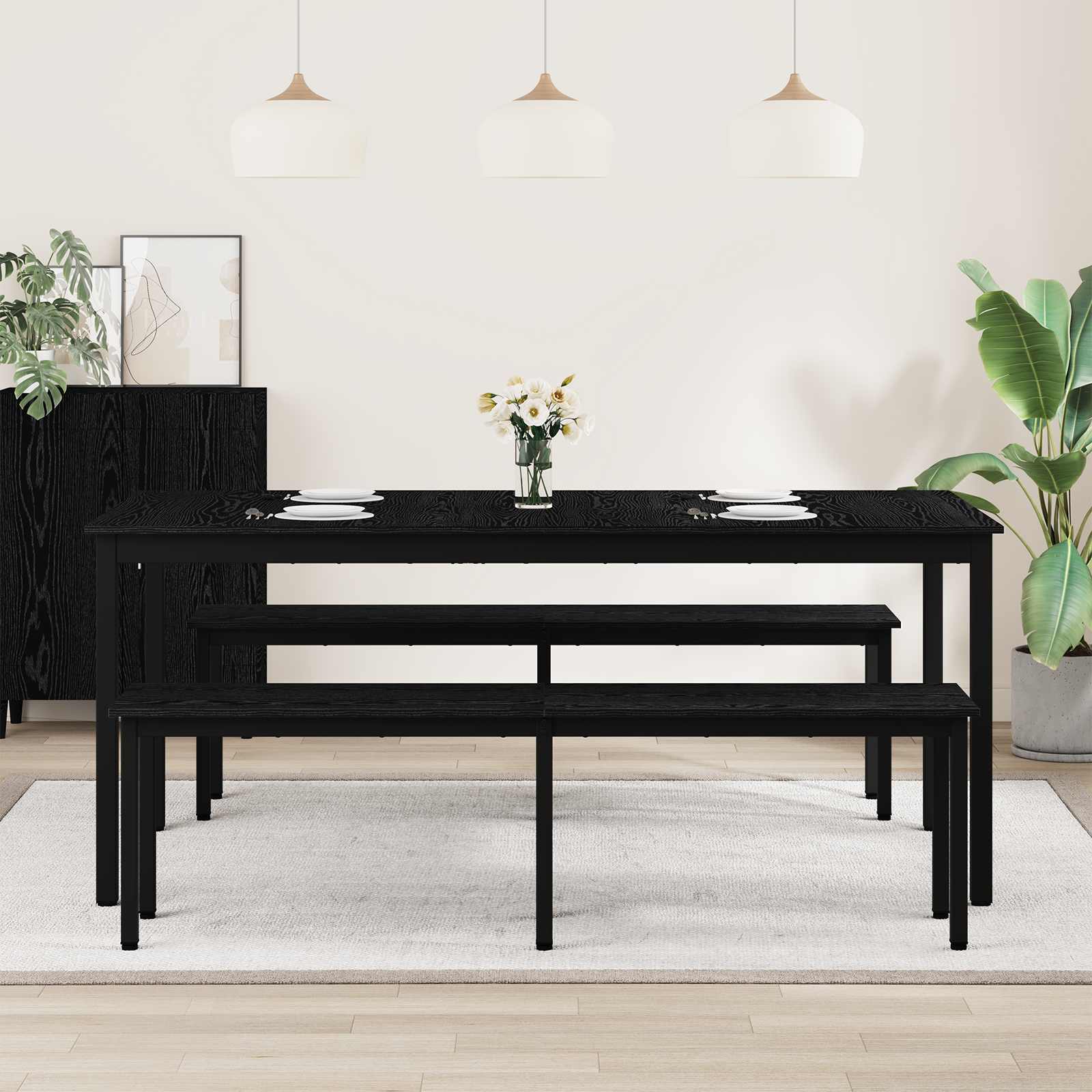 Τραπεζαρίες 180 x 90 x 75 cm Επεξεργασμένο ξύλο Ορθογώνιος