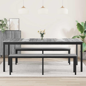 Τραπεζαρίες 200 x 100 x 75 cm Επεξεργασμένο Ξύλο Ορθογώνιος