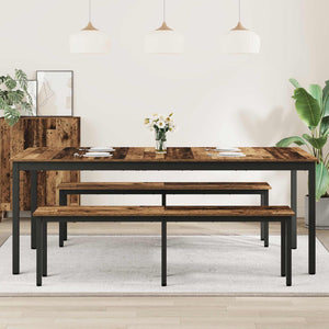 Τραπεζαρίες 200 x 100 x 75 cm Επεξεργασμένο Ξύλο Ορθογώνιος