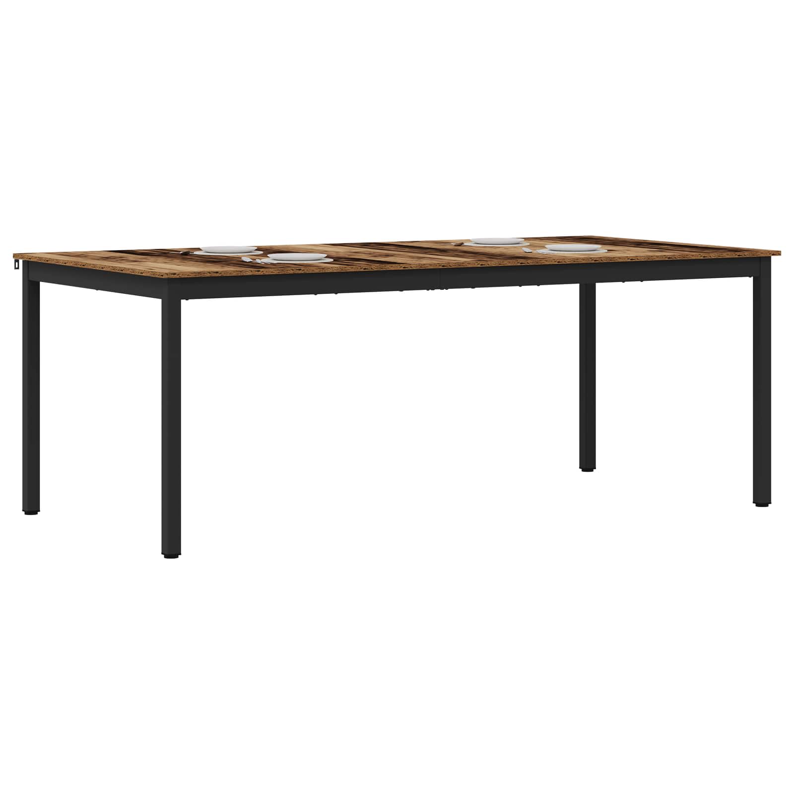 Τραπεζαρίες 200 x 100 x 75 cm Επεξεργασμένο ξύλο Ορθογώνιος