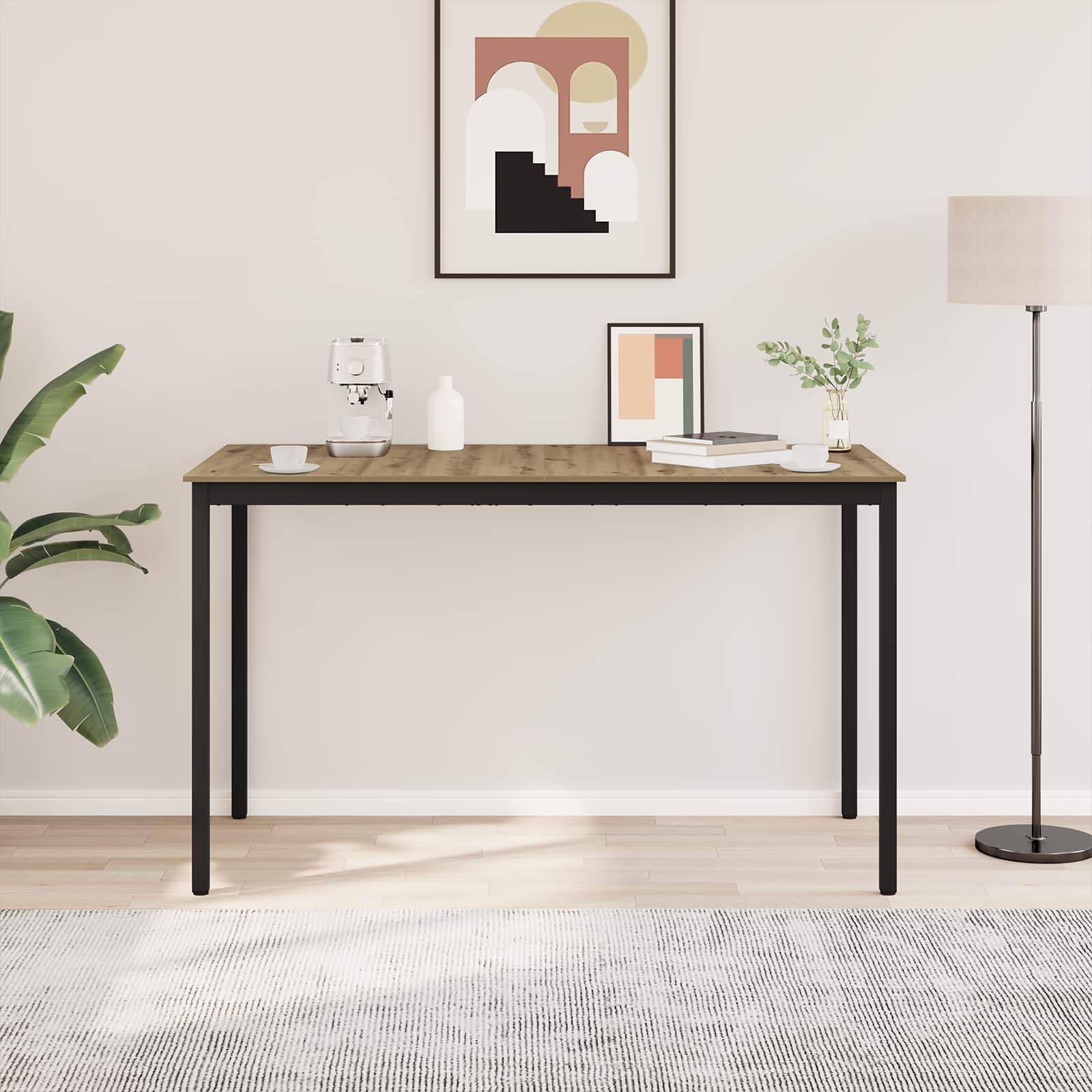 Υποστηρικτικό Τραπεζάκι Μπαρ Επεξεργασμένο ξύλο