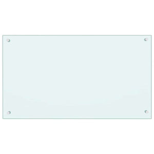 Πίσω Πάνελ Κουζίνας 2 pcs Λευκό 90 x 50 cm σκληρυμένο γυαλί - Pakobazaar