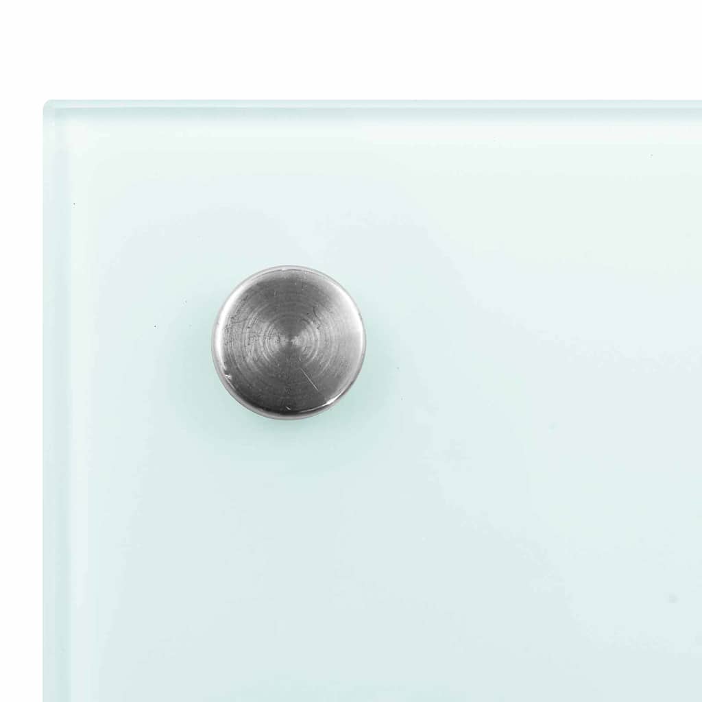 Πλάτη κουζίνας 2 pcs Λευκό 90 x 60 cm σκληρυμένο γυαλί
