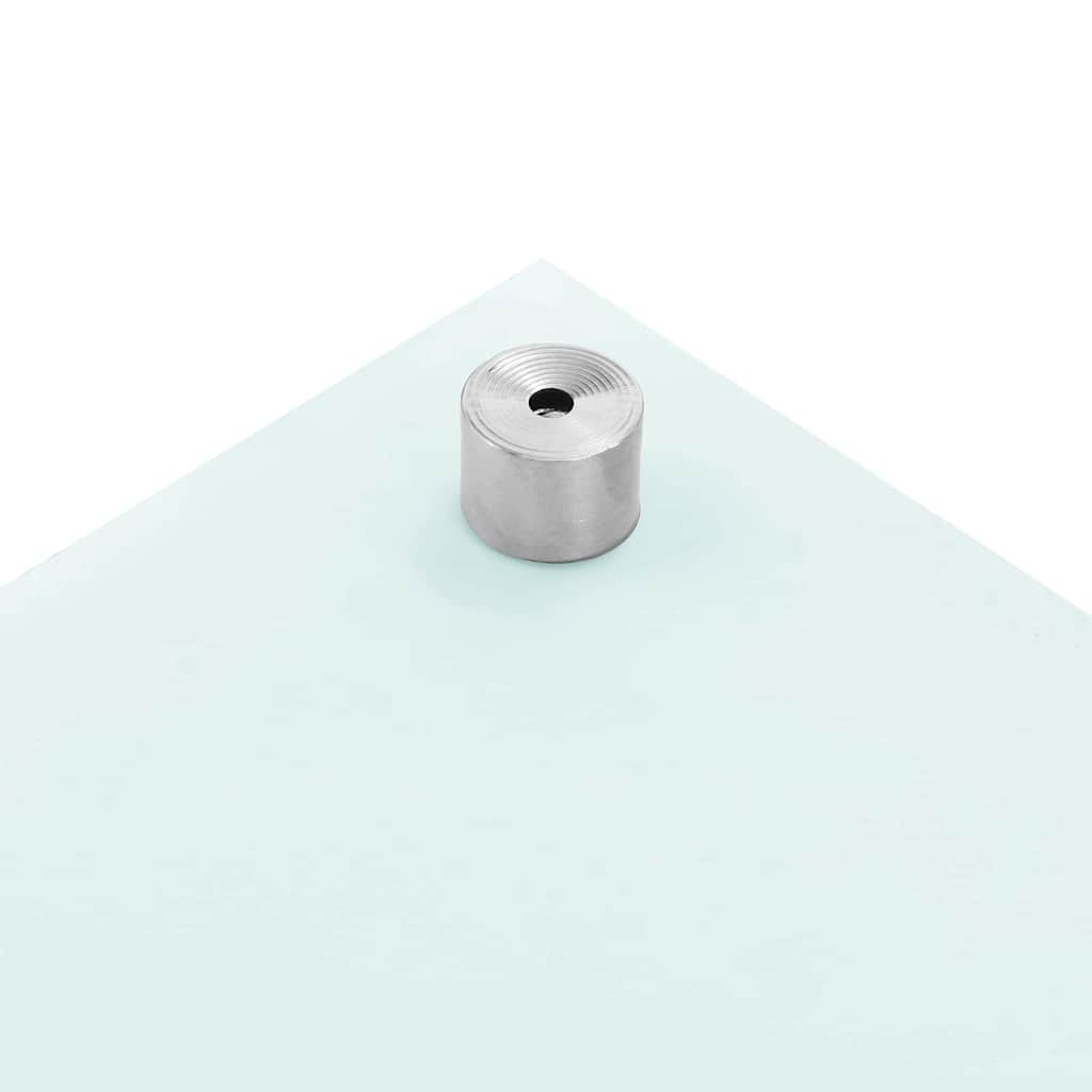 Πλάτη κουζίνας 2 pcs Λευκό 90 x 60 cm σκληρυμένο γυαλί