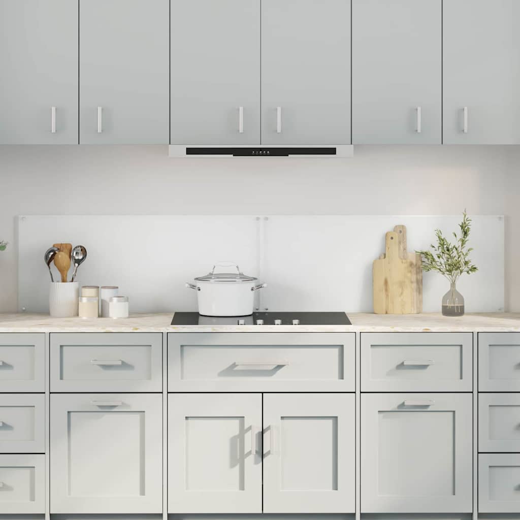 Πίσω Πάνελ Κουζίνας 2 pcs Διαφανές 100 x 40 cm σκληρυμένο γυαλί - Pakobazaar