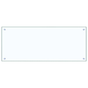 Πίσω Πάνελ Κουζίνας 2 pcs Διαφανές 100 x 40 cm σκληρυμένο γυαλί - Pakobazaar