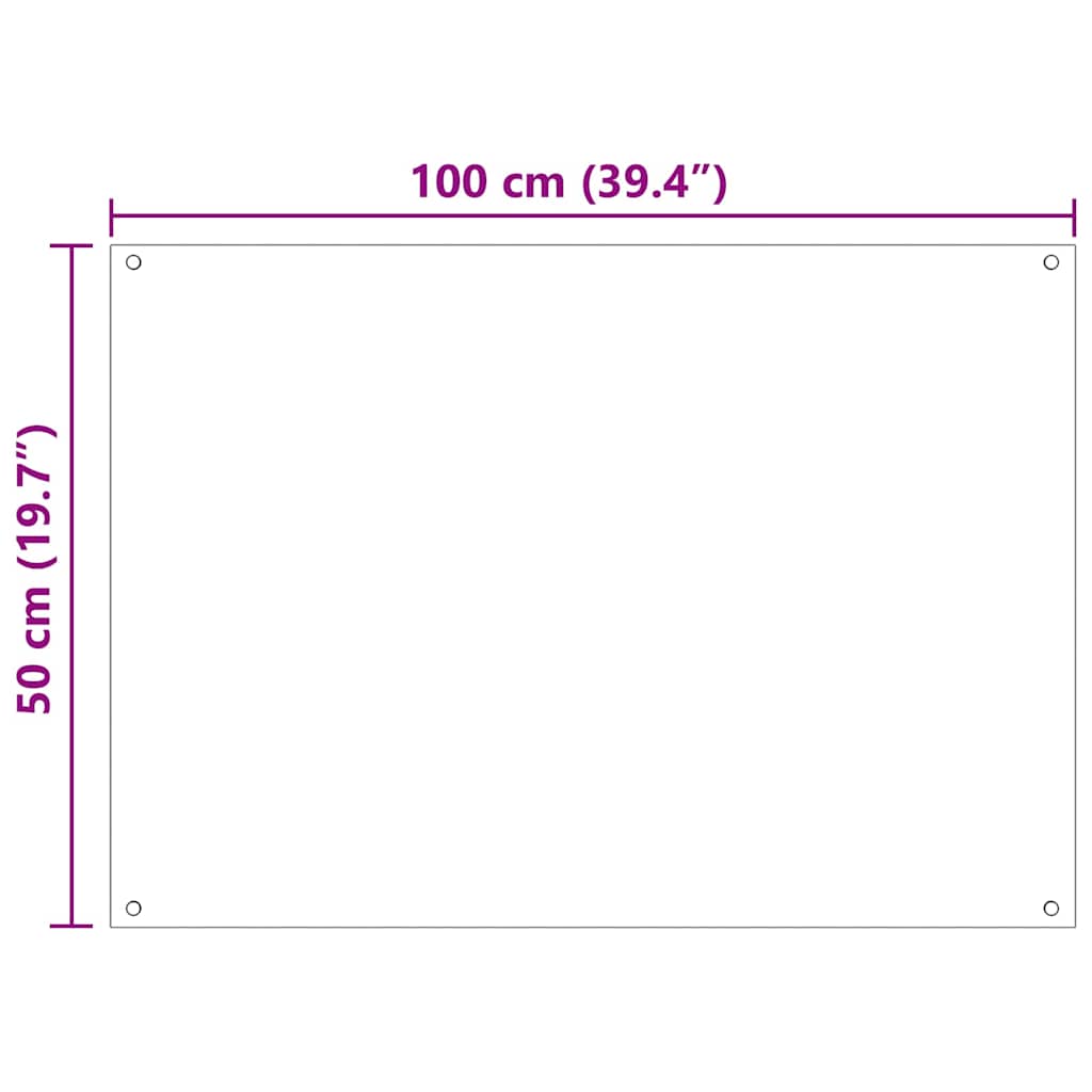 Πλάτη κουζίνας 2 pcs Διαφανές 100 x 50 cm σκληρυμένο γυαλί
