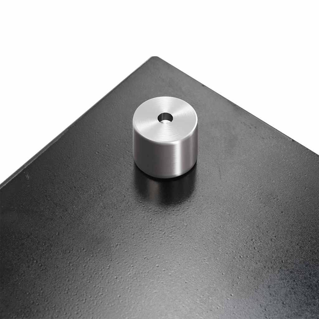 Πίσω Πάνελ Κουζίνας 2 pcs Μαύρο 90 x 60 cm σκληρυμένο γυαλί - Pakobazaar