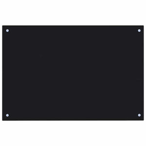 Πίσω Πάνελ Κουζίνας 2 pcs Μαύρο 90 x 60 cm σκληρυμένο γυαλί - Pakobazaar