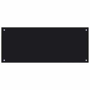 Πίσω Πάνελ Κουζίνας 2 pcs Μαύρο 100 x 40 cm σκληρυμένο γυαλί - Pakobazaar