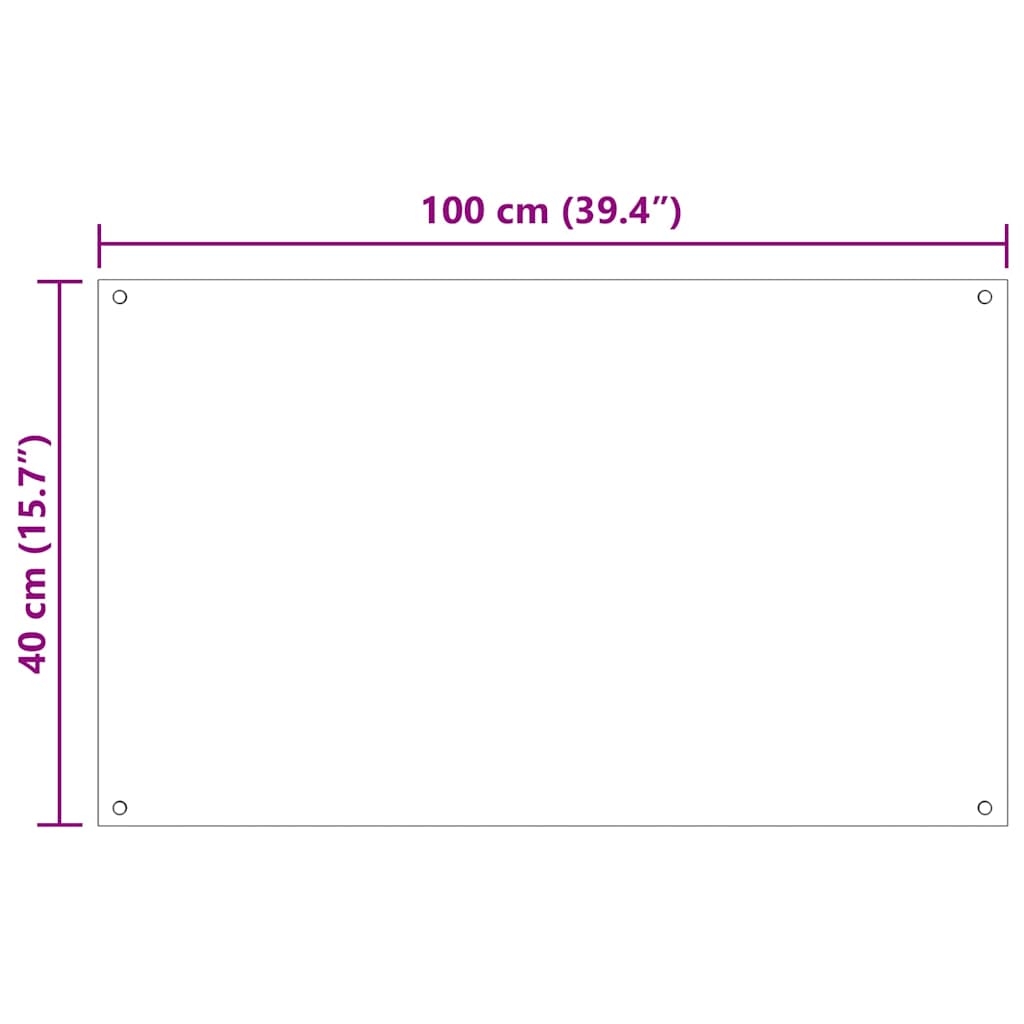 Πίσω Πάνελ Κουζίνας 2 pcs Μαύρο 100 x 40 cm σκληρυμένο γυαλί - Pakobazaar