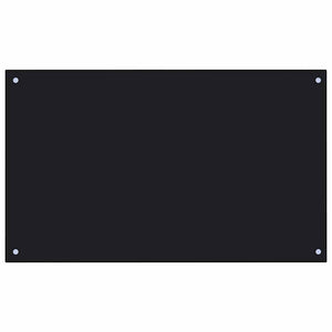 Πίσω Πάνελ Κουζίνας 2 pcs Μαύρο 100 x 60 cm σκληρυμένο γυαλί - Pakobazaar