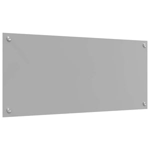 Πλάτη κουζίνας 2 pcs Ανοιχτό γκρι 90 x 40 cm σκληρυμένο γυαλί - Pakobazaar