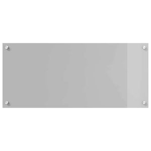 Πλάτη κουζίνας 2 pcs Ανοιχτό γκρι 90 x 40 cm σκληρυμένο γυαλί - Pakobazaar