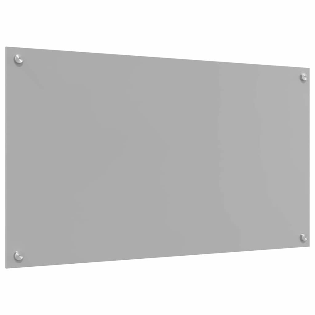 Πλάτη κουζίνας 2 pcs Ανοιχτό γκρι 90 x 50 cm σκληρυμένο γυαλί - Pakobazaar