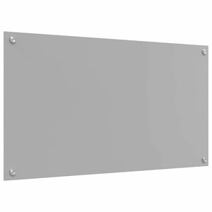 Πλάτη κουζίνας 2 pcs Ανοιχτό γκρι 90 x 50 cm σκληρυμένο γυαλί - Pakobazaar