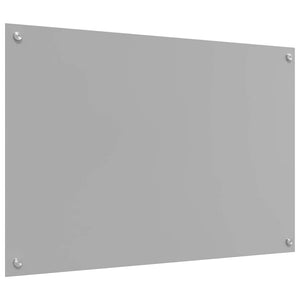 Πλάτη κουζίνας 2 pcs Ανοιχτό γκρι 90 x 60 cm σκληρυμένο γυαλί - Pakobazaar