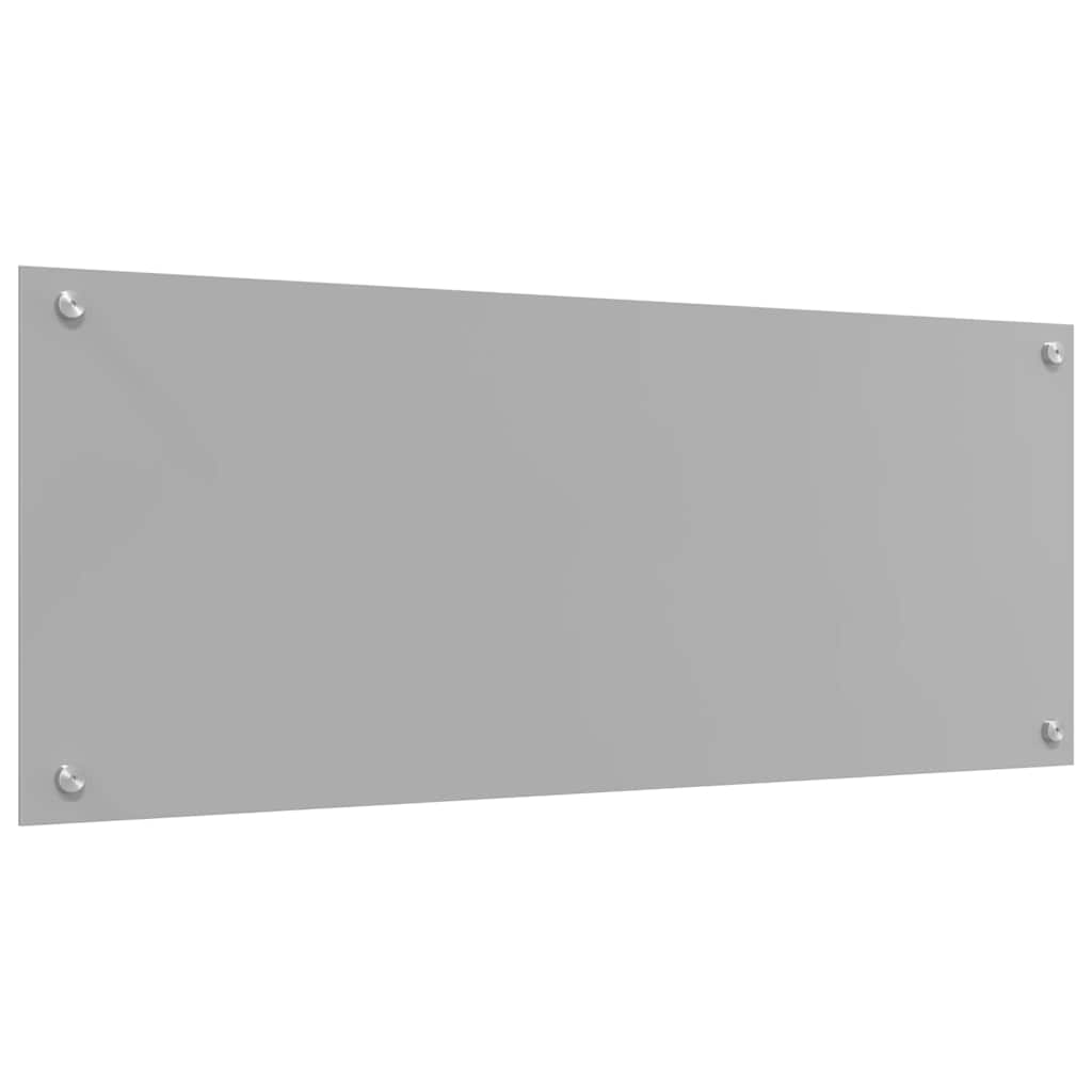 Πλάτη κουζίνας 2 pcs Ανοιχτό γκρι 100 x 40 cm σκληρυμένο γυαλί - Pakobazaar
