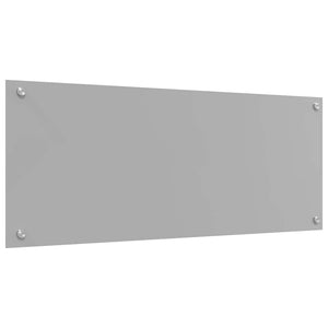 Πλάτη κουζίνας 2 pcs Ανοιχτό γκρι 100 x 40 cm σκληρυμένο γυαλί - Pakobazaar