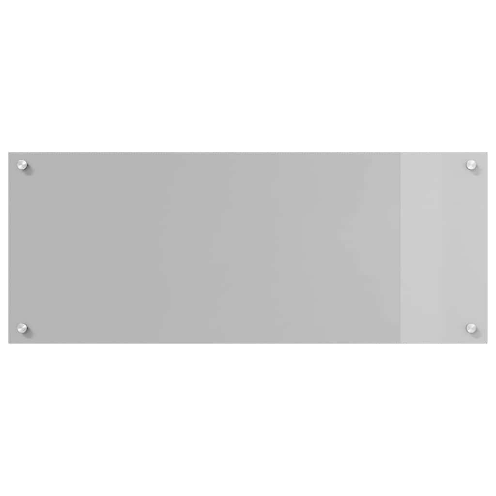 Πλάτη κουζίνας 2 pcs Ανοιχτό γκρι 100 x 40 cm σκληρυμένο γυαλί - Pakobazaar