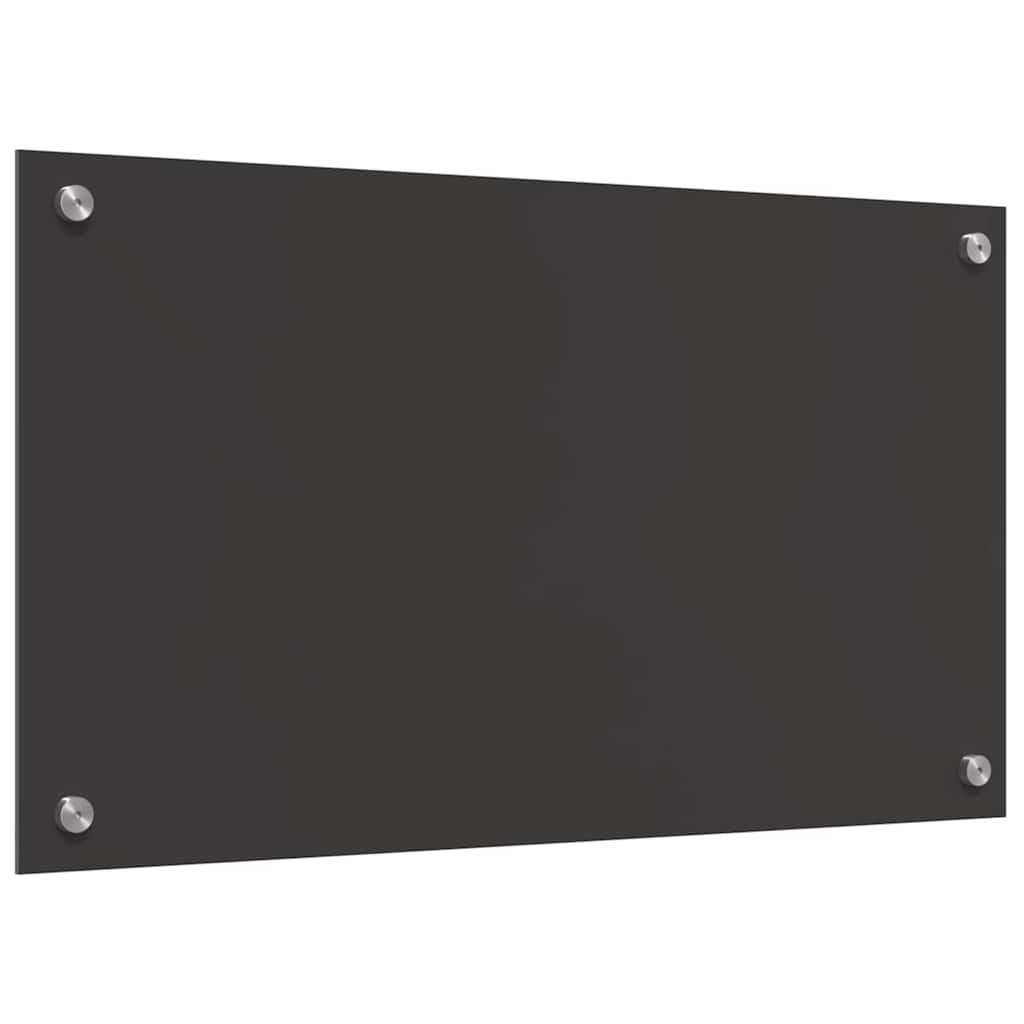 Πλάτη κουζίνας 2 pcs Σκούρο Γκρι 70 x 40 cm σκληρυμένο γυαλί - Pakobazaar