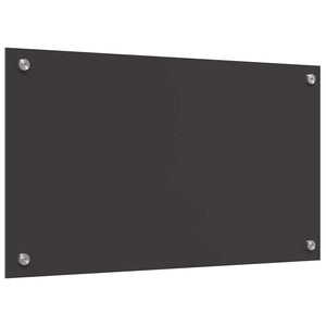 Πλάτη κουζίνας 2 pcs Σκούρο Γκρι 70 x 40 cm σκληρυμένο γυαλί - Pakobazaar