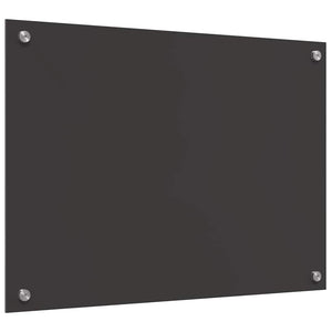 Πλάτη κουζίνας 2 pcs Σκούρο Γκρι 70 x 50 cm σκληρυμένο γυαλί - Pakobazaar