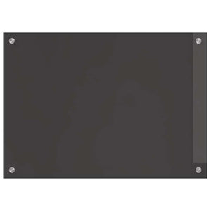 Πλάτη κουζίνας 2 pcs Σκούρο Γκρι 70 x 50 cm σκληρυμένο γυαλί - Pakobazaar