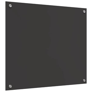 Πλάτη κουζίνας 2 pcs Σκούρο Γκρι 70 x 60 cm σκληρυμένο γυαλί - Pakobazaar
