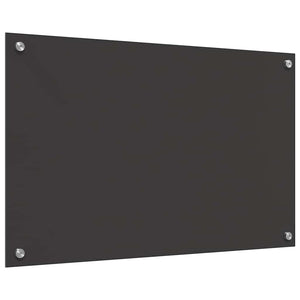 Πλάτη κουζίνας 2 pcs Σκούρο Γκρι 80 x 50 cm σκληρυμένο γυαλί - Pakobazaar