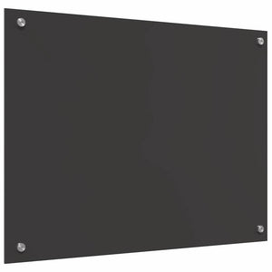 Πλάτη κουζίνας 2 pcs Σκούρο Γκρι 80 x 60 cm σκληρυμένο γυαλί - Pakobazaar