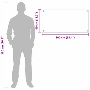 Πλάτη κουζίνας 2 τμχ. Σκούρο Γκρι 100 x 40 cm σκληρυμένο γυαλί