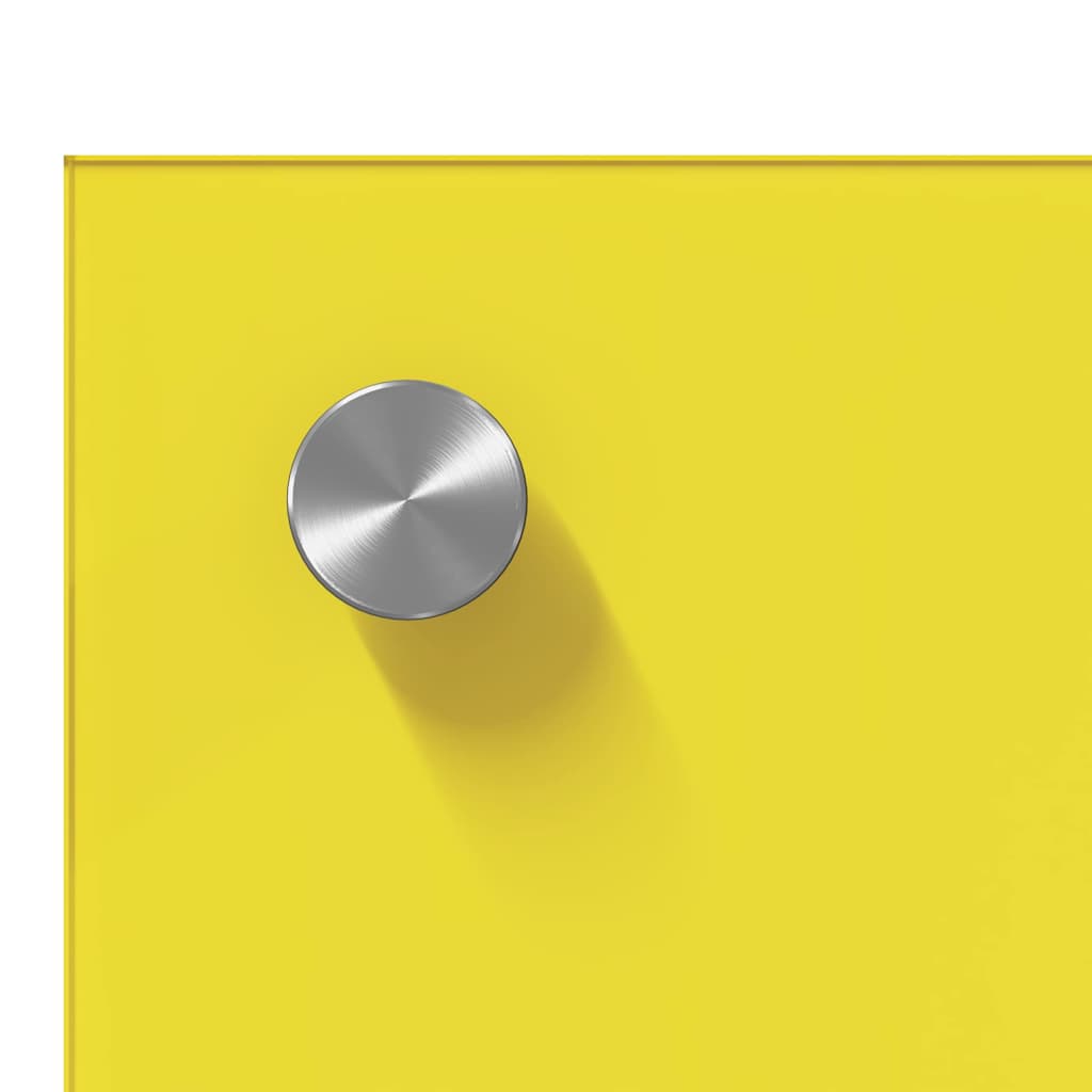 Πλάτη κουζίνας 2 pcs Κίτρινο 100 x 40 cm σκληρυμένο γυαλί