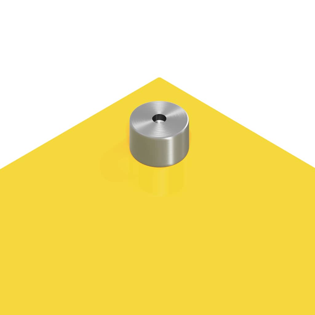 Πλάτη κουζίνας 2 pcs Κίτρινο 100 x 40 cm σκληρυμένο γυαλί