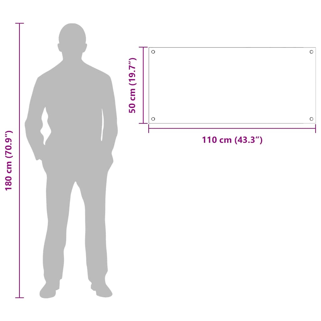 Πλάτη κουζίνας 2 pcs Λευκό 110 x 50 cm σκληρυμένο γυαλί