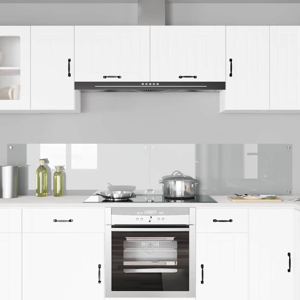 Πλάτη κουζίνας 2 pcs Διαφανές 110 x 40 cm σκληρυμένο γυαλί