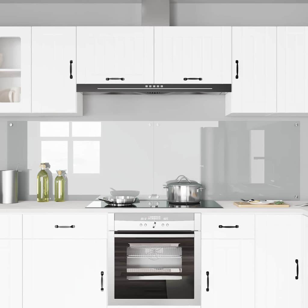 Πλάτη κουζίνας 2 pcs Διαφανές 110 x 60 cm σκληρυμένο γυαλί - Pakobazaar