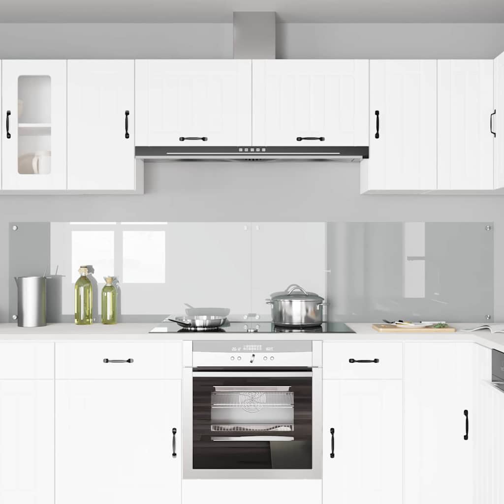 Πλάτη κουζίνας 2 pcs Διαφανές 120 x 50 cm σκληρυμένο γυαλί - Pakobazaar