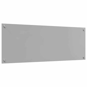 Πλάτη κουζίνας 2 τμχ. Ανοιχτό γκρι 110 x 40 cm σκληρυμένο γυαλί - Pakobazaar