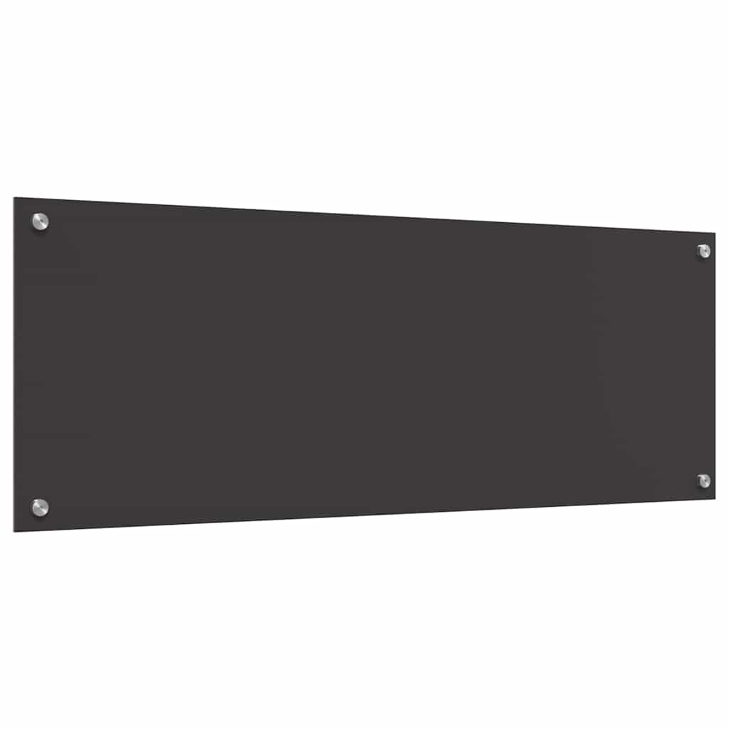 Πίσω Πάνελ Κουζίνας 2 pcs Σκούρο Γκρι 110 x 40 cm - Pakobazaar
