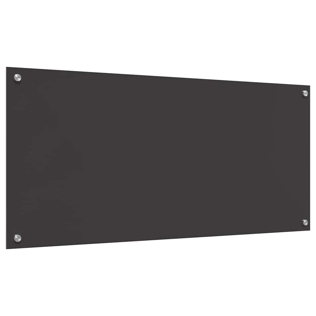 Πίσω Πάνελ Κουζίνας 2 pcs Σκούρο Γκρι 110 x 50 cm