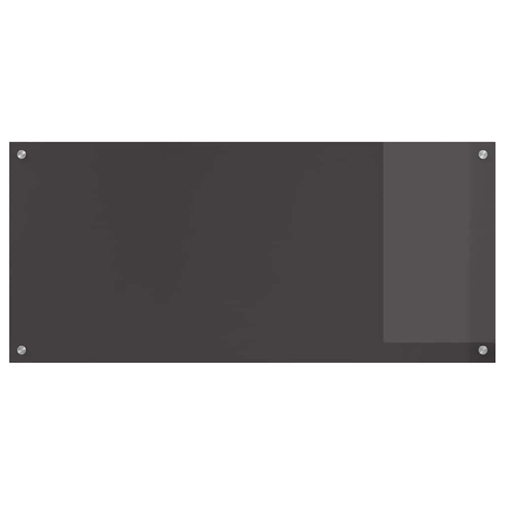 Πίσω Πάνελ Κουζίνας 2 pcs Σκούρο Γκρι 110 x 50 cm