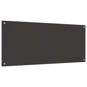 Πλάτη κουζίνας 2 pcs Σκούρο Γκρι 120 x 50 cm σκληρυμένο γυαλί - Pakobazaar