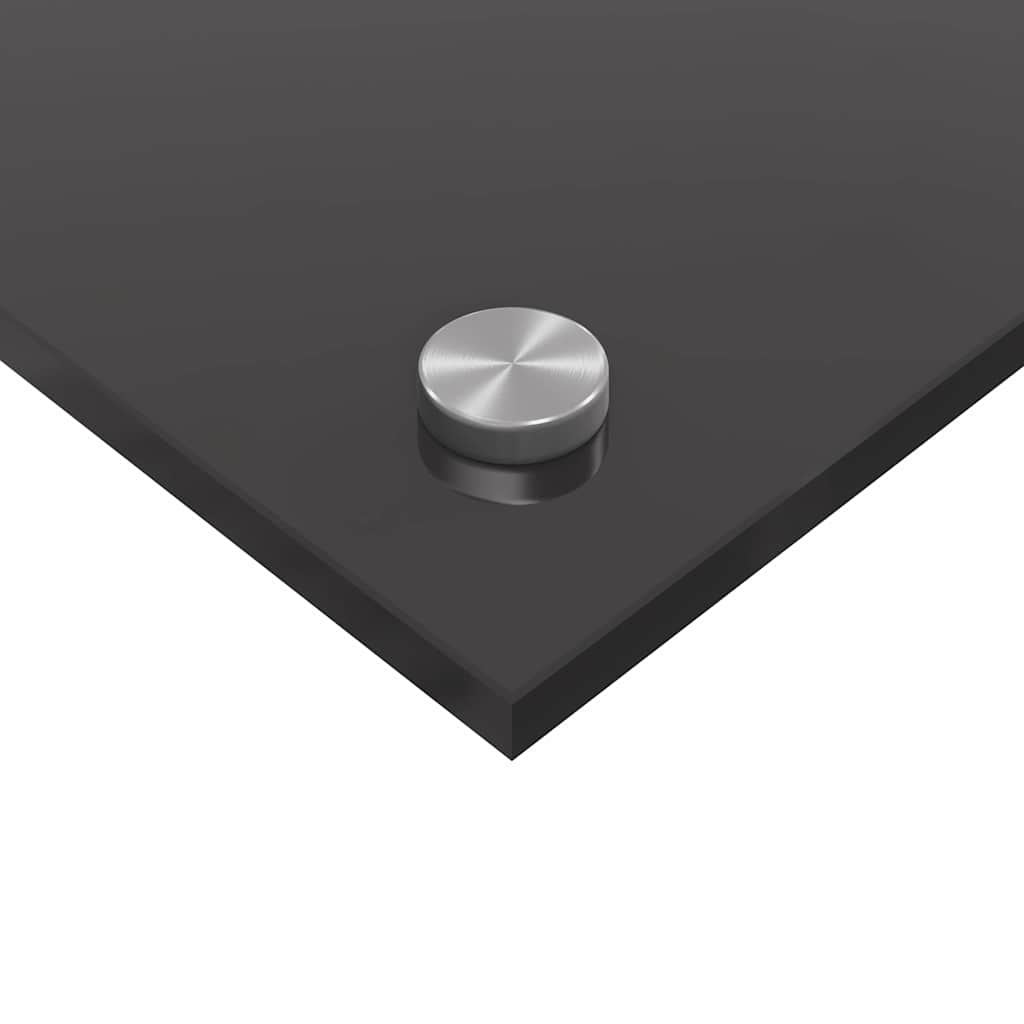 Πλάτη κουζίνας 2 pcs Σκούρο Γκρι 120 x 60 cm σκληρυμένο γυαλί