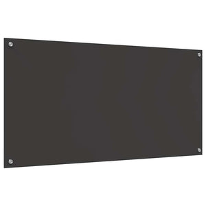 Πλάτη κουζίνας 2 pcs Σκούρο Γκρι 120 x 60 cm σκληρυμένο γυαλί - Pakobazaar