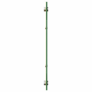 Πλάτη κουζίνας 2 τμχ. Κίτρινο 120 x 40 cm σκληρυμένο γυαλί