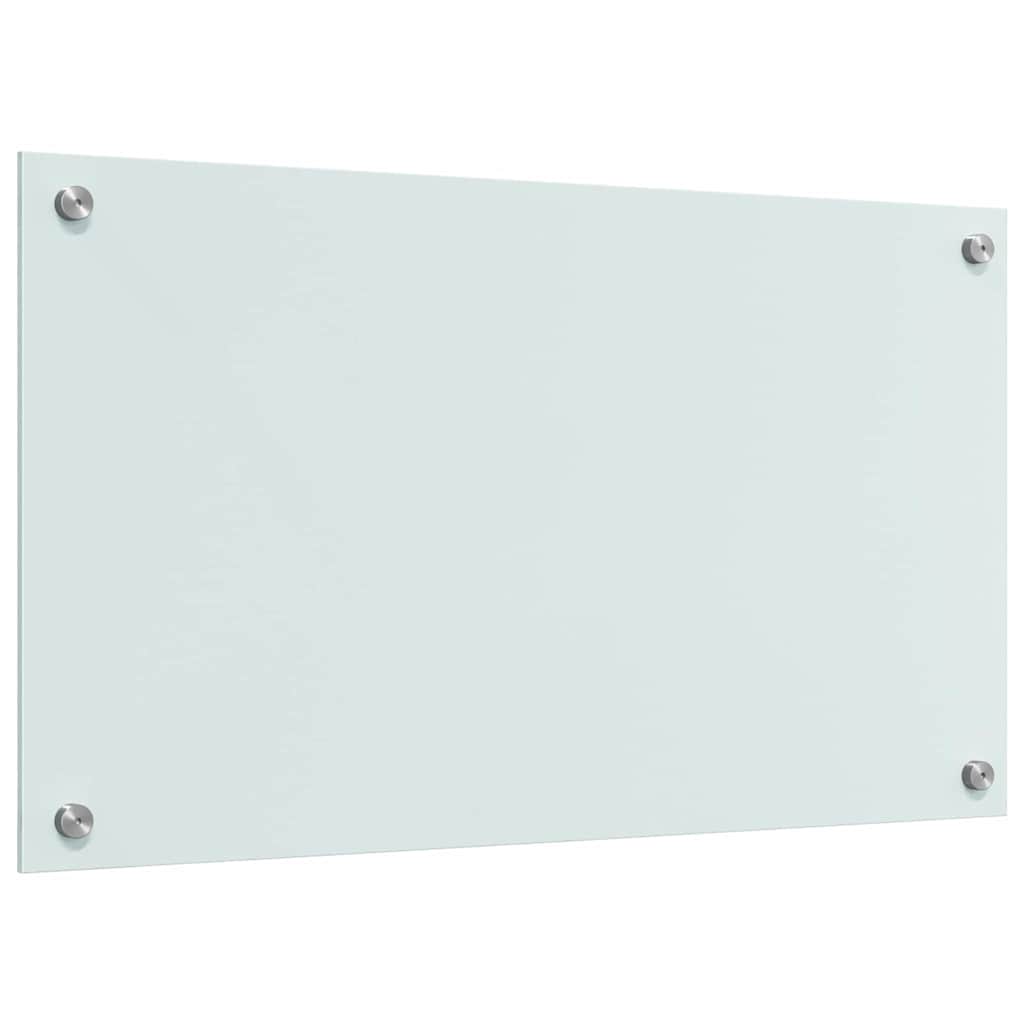 Πλάτη κουζίνας 2 pcs Λευκό 70 x 40 cm σκληρυμένο γυαλί