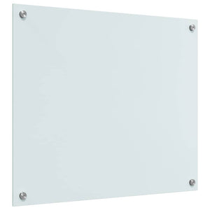 Πίσω Πάνελ Κουζίνας 2 pcs Λευκό 70 x 60 cm σκληρυμένο γυαλί - Pakobazaar